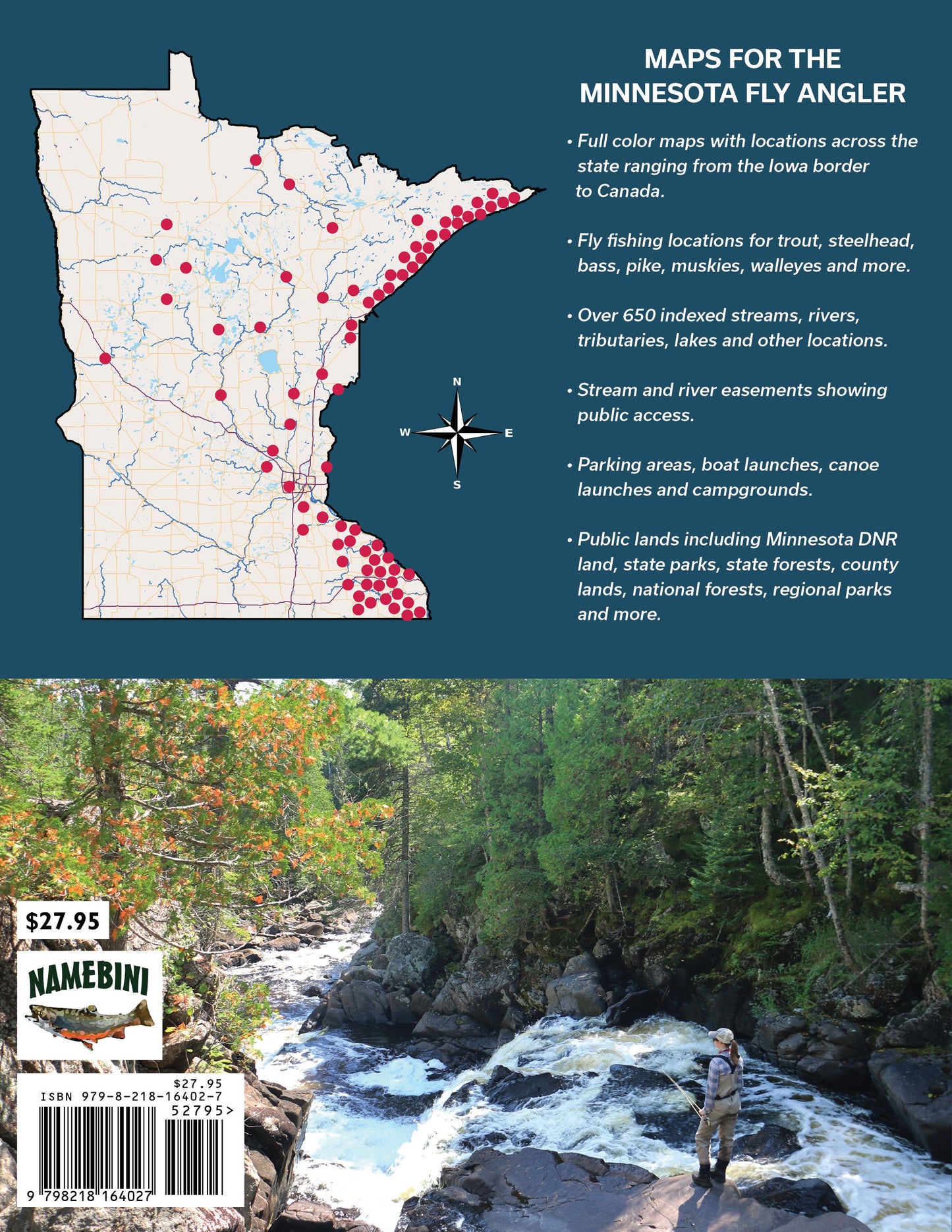 Minnesota Fly Fishing Maps by Carl Haensel and Jade Thomason