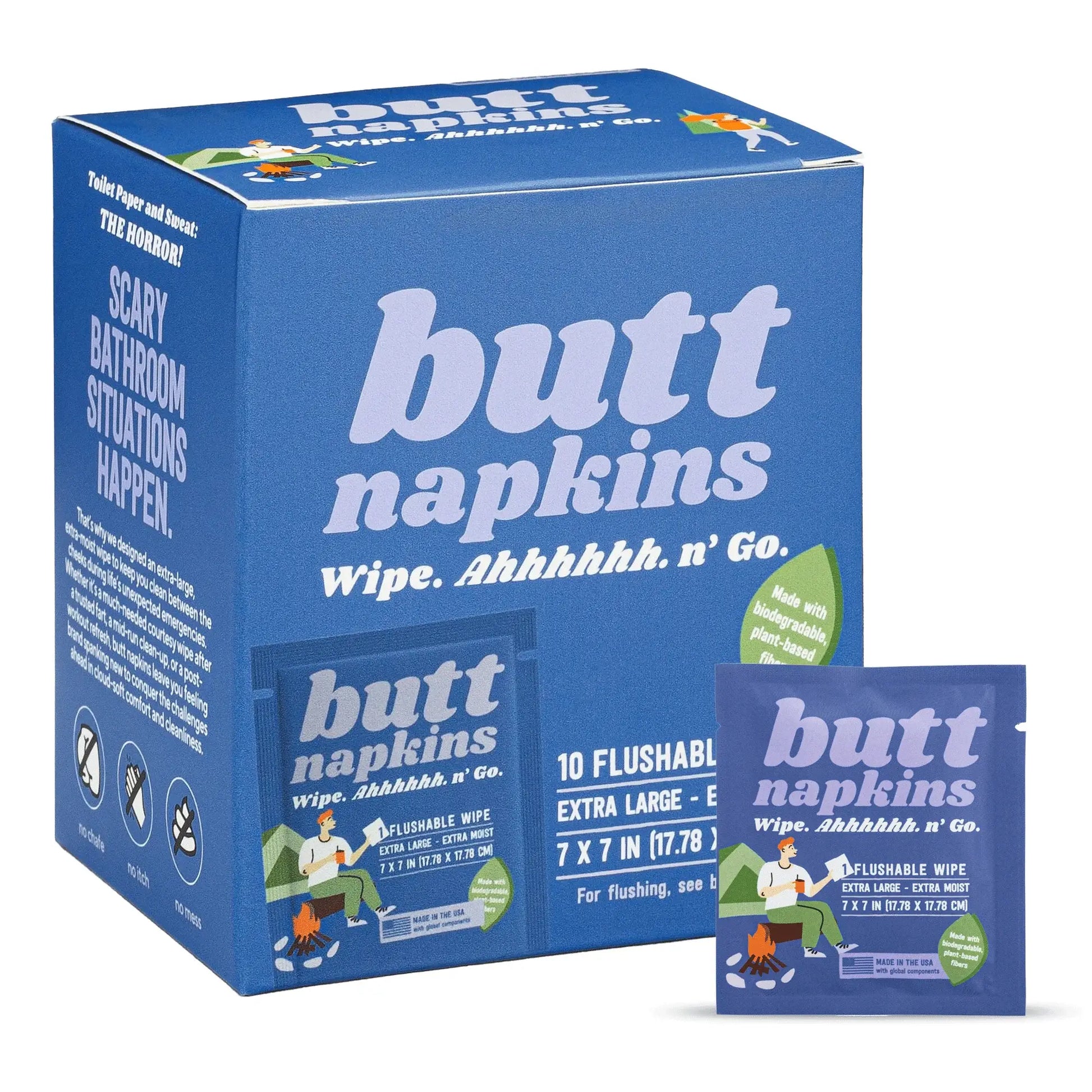 Camping Butt Napkins || Minnesota Made Gifts