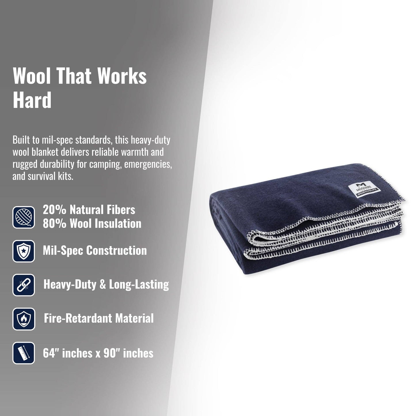 Camping Wool Blanket