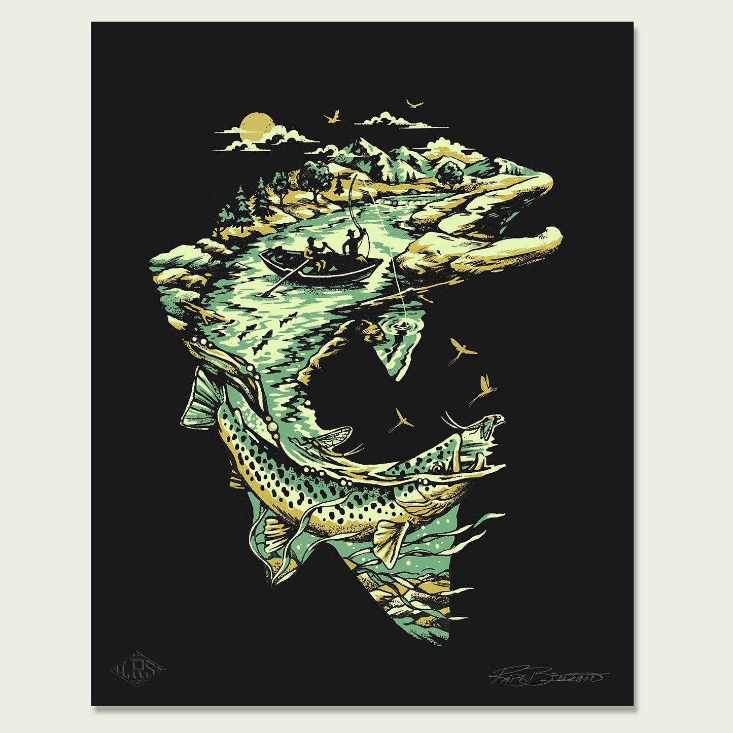 Troutscape Print