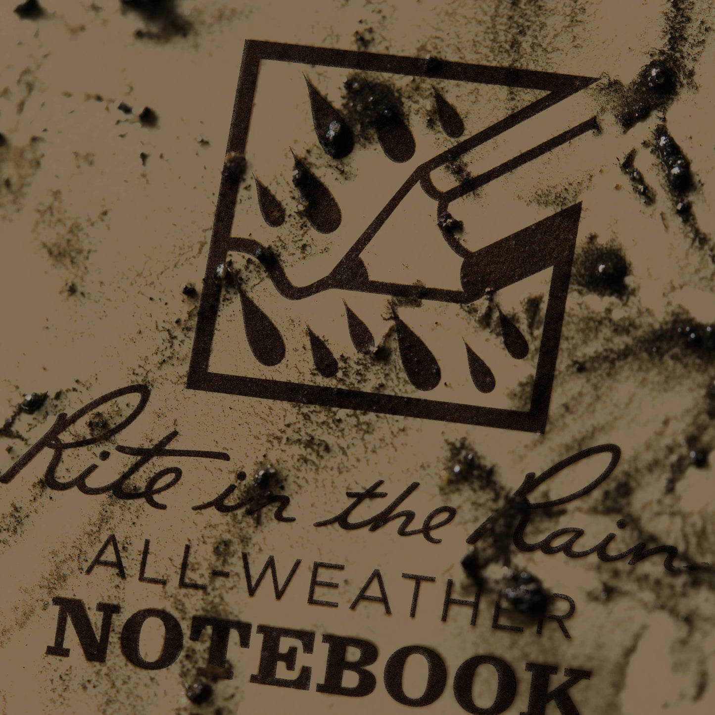 Rite in the Rain 4.625" x 7" Side Spiral Notebook, Tan