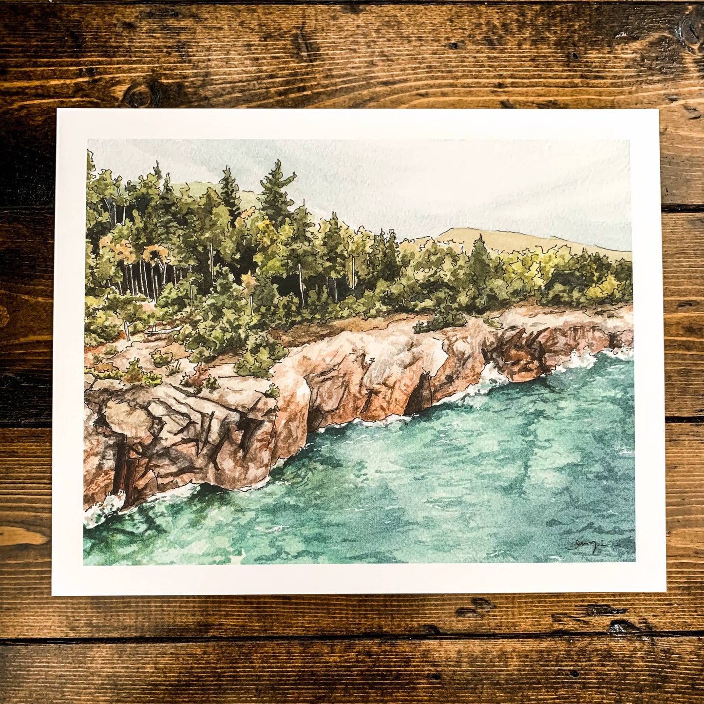 Misty Waters Print