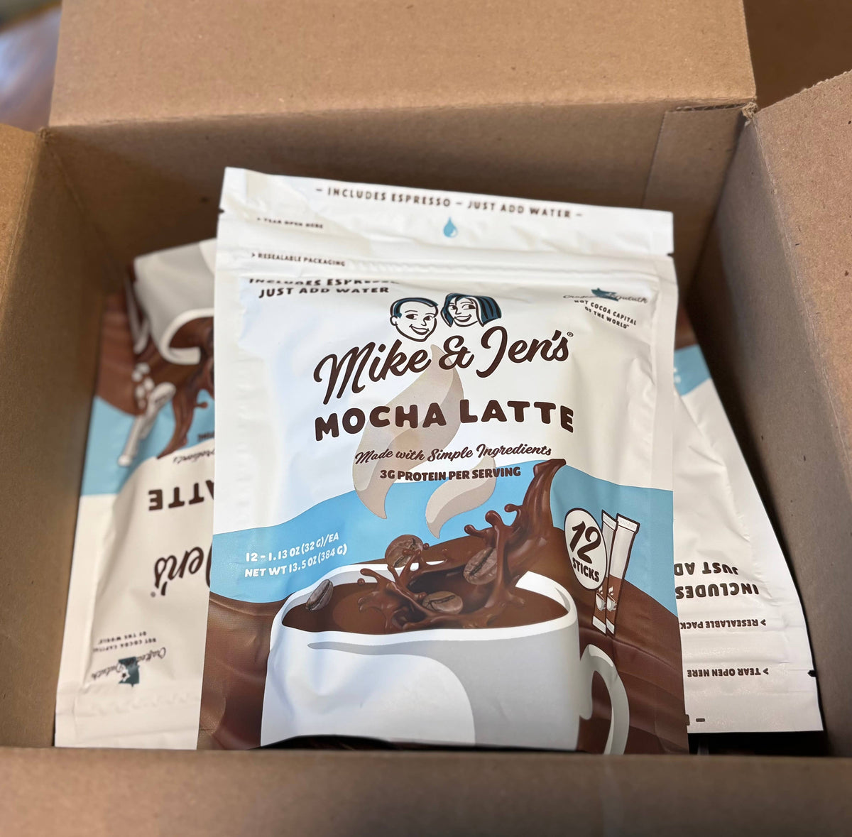 Mike and Jen's Mocha Latte Sticks – (1.13 oz each)
