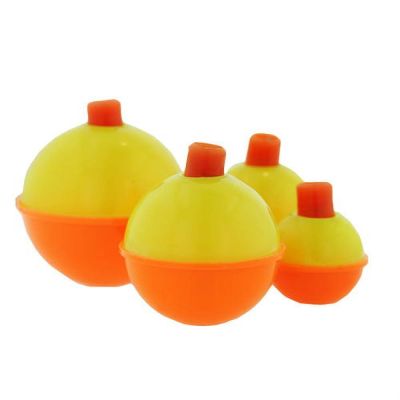 Orange/Yellow Bobbers in Assorted Sizes - 12 Piece