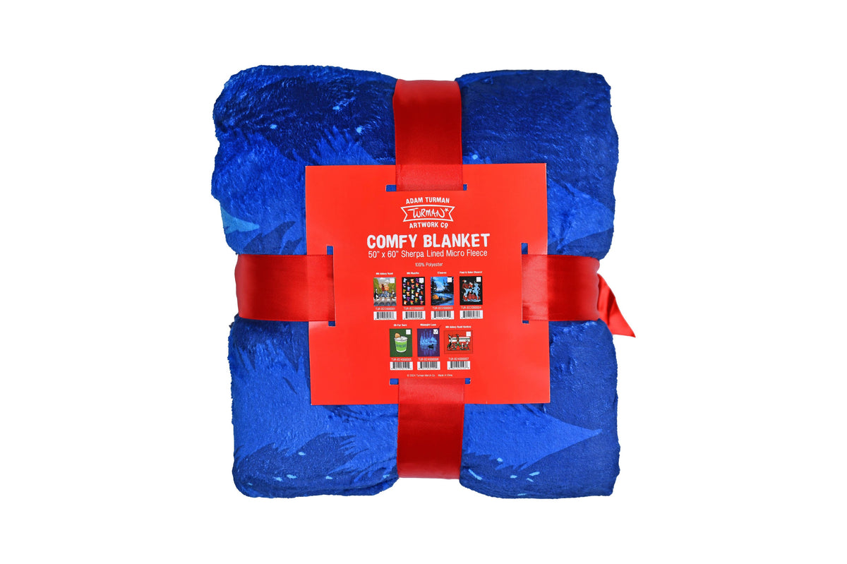 Midnight Loon Sherpa Blanket