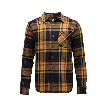 Black Diamond M Project Flannel Black-Flax Plaid Medium