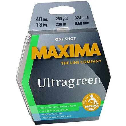 Maxima Ultragreen Mono Lite 8 lb. 220 yds. .010 "