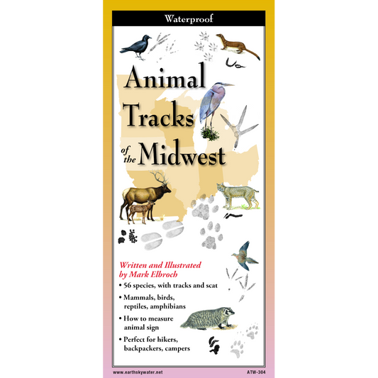 FoldingGuides™ – Animal Tracks of the Midwest
